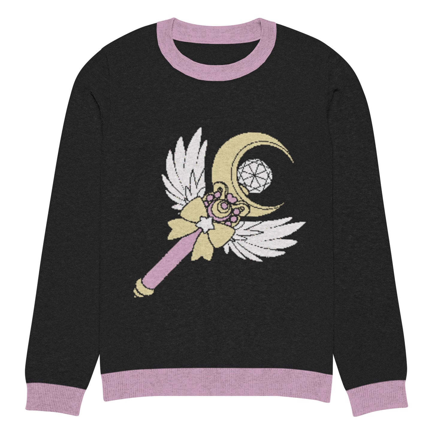 Moon Wand Knitted crew neck sweater