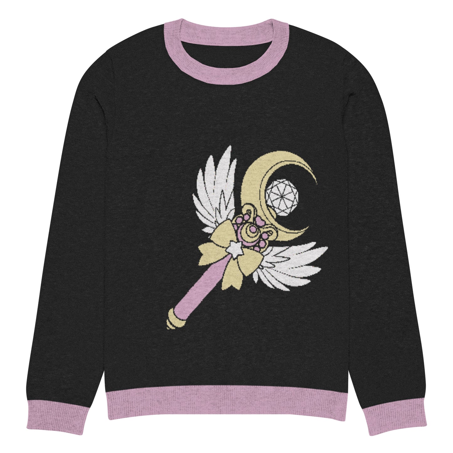 Moon Wand Knitted crew neck sweater