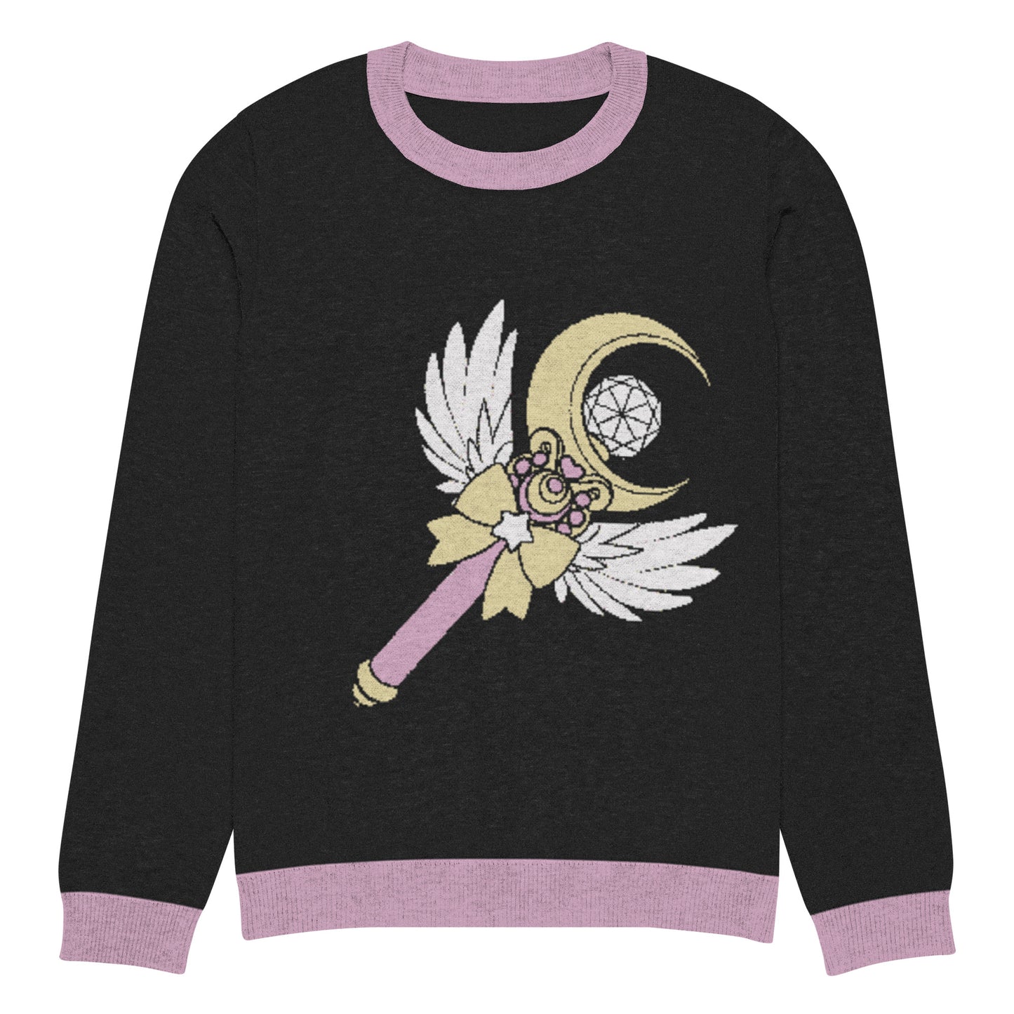 Moon Wand Knitted crew neck sweater