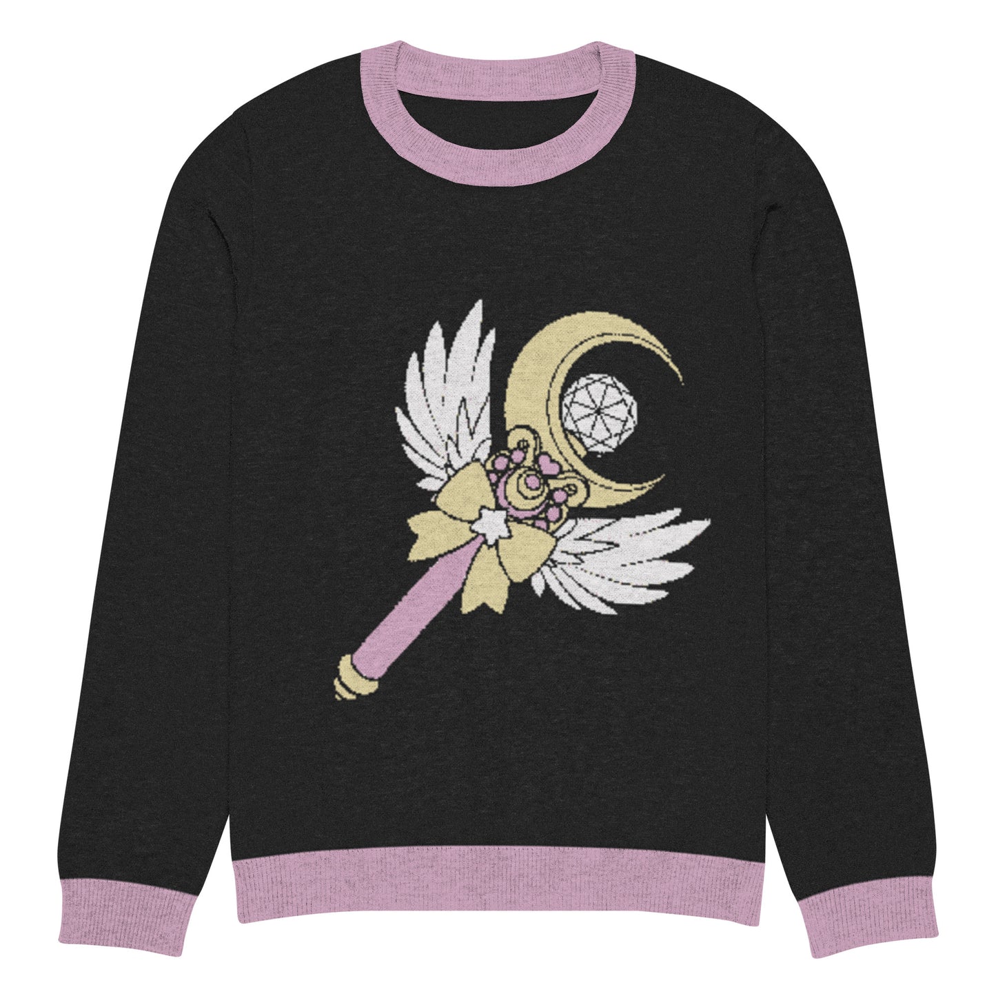 Moon Wand Knitted crew neck sweater