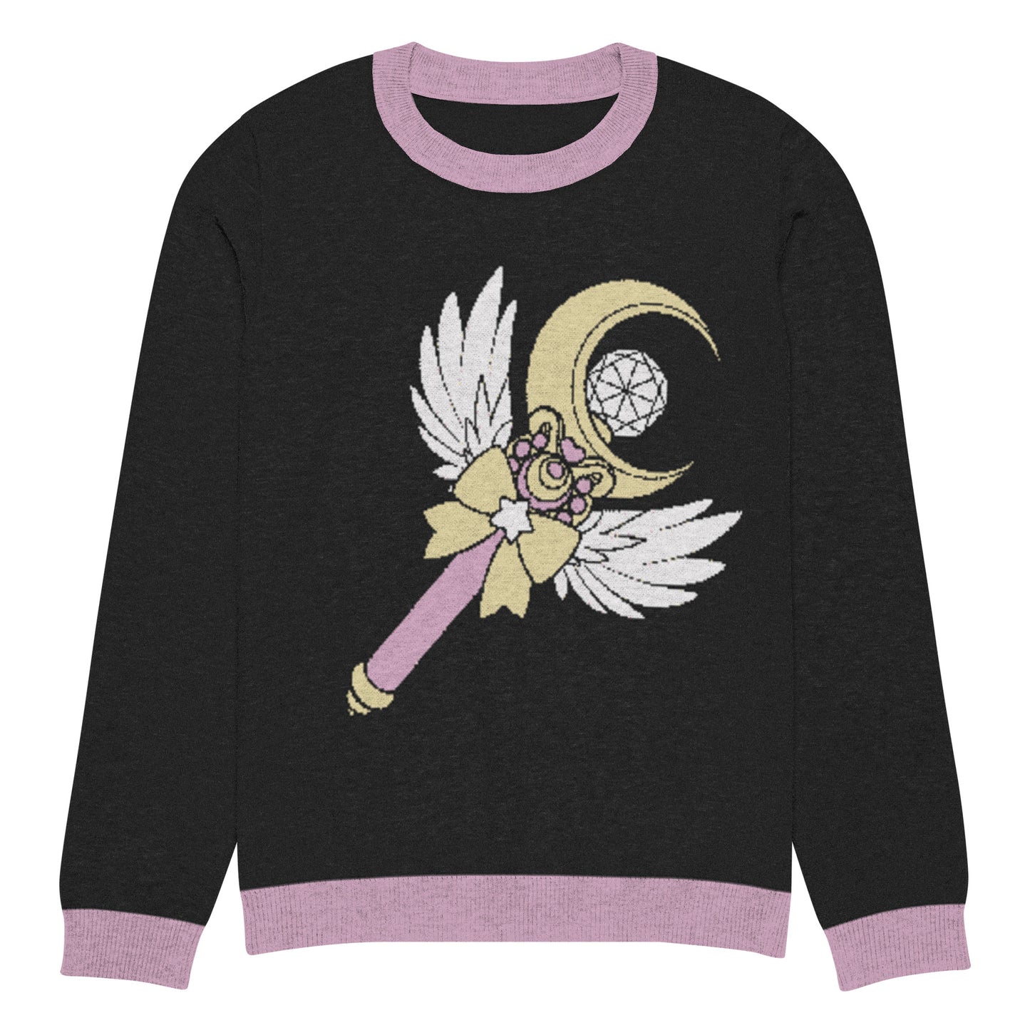 Moon Wand Knitted crew neck sweater