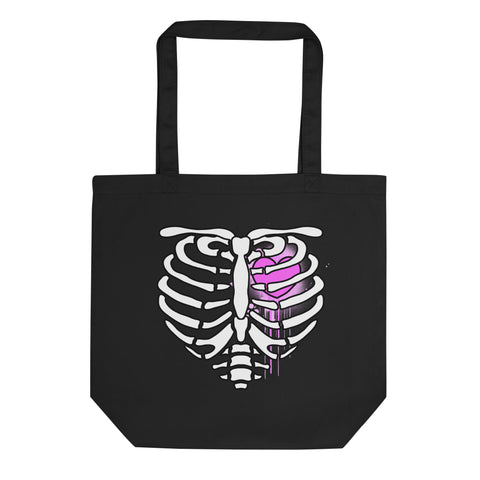 Bone Heart Eco Tote Bag