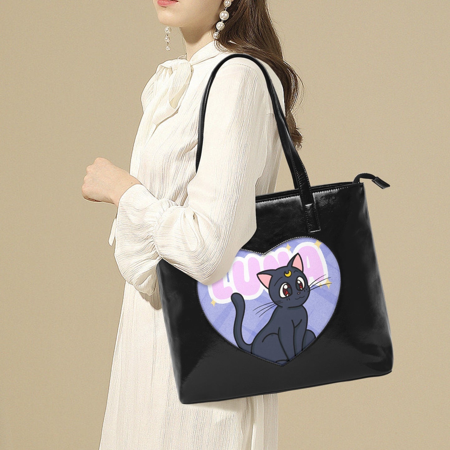 Luna Heart Tote Bag