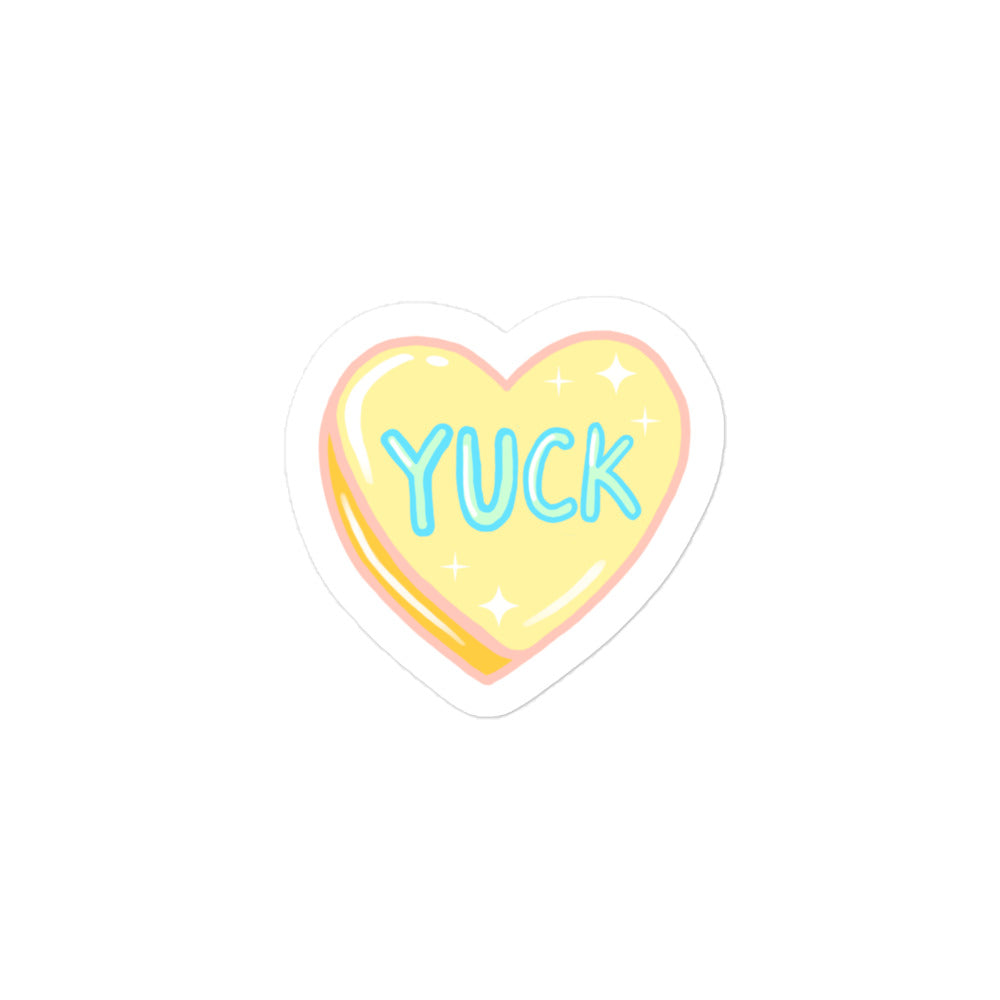Yuck Heart Sticker