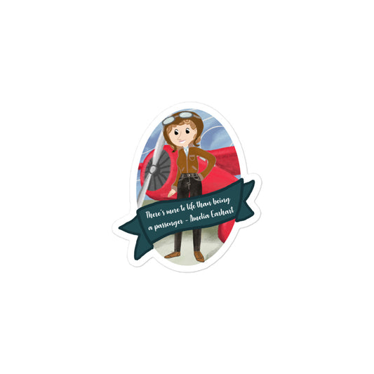 Amelia Earhart Sticker