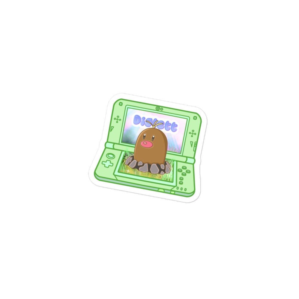 Diglett DS Sticker – Kult Kawaii