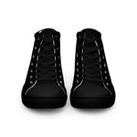 Skull Bow High-top Canvas Sneakers