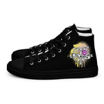 Till Death High-top Canvas Sneakers