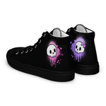 Couple of Skulls High-top Canvas Sneakers