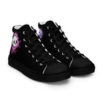 Couple of Skulls High-top Canvas Sneakers