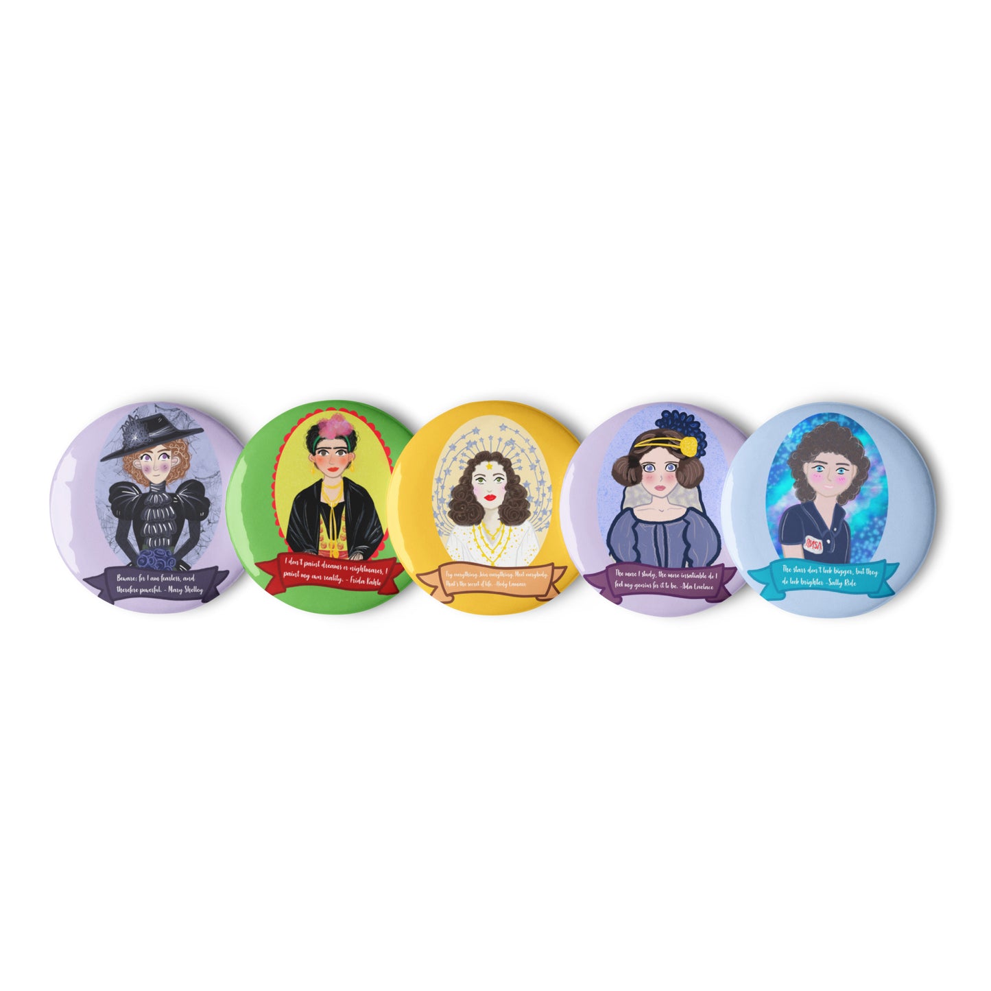 Women In History Button Set
