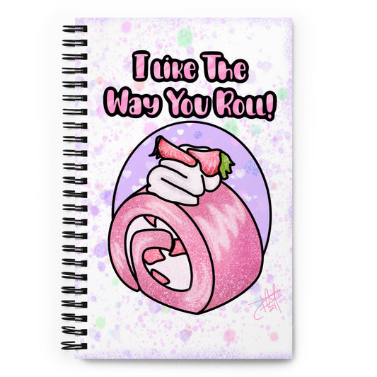 The Way You Roll Spiral notebook