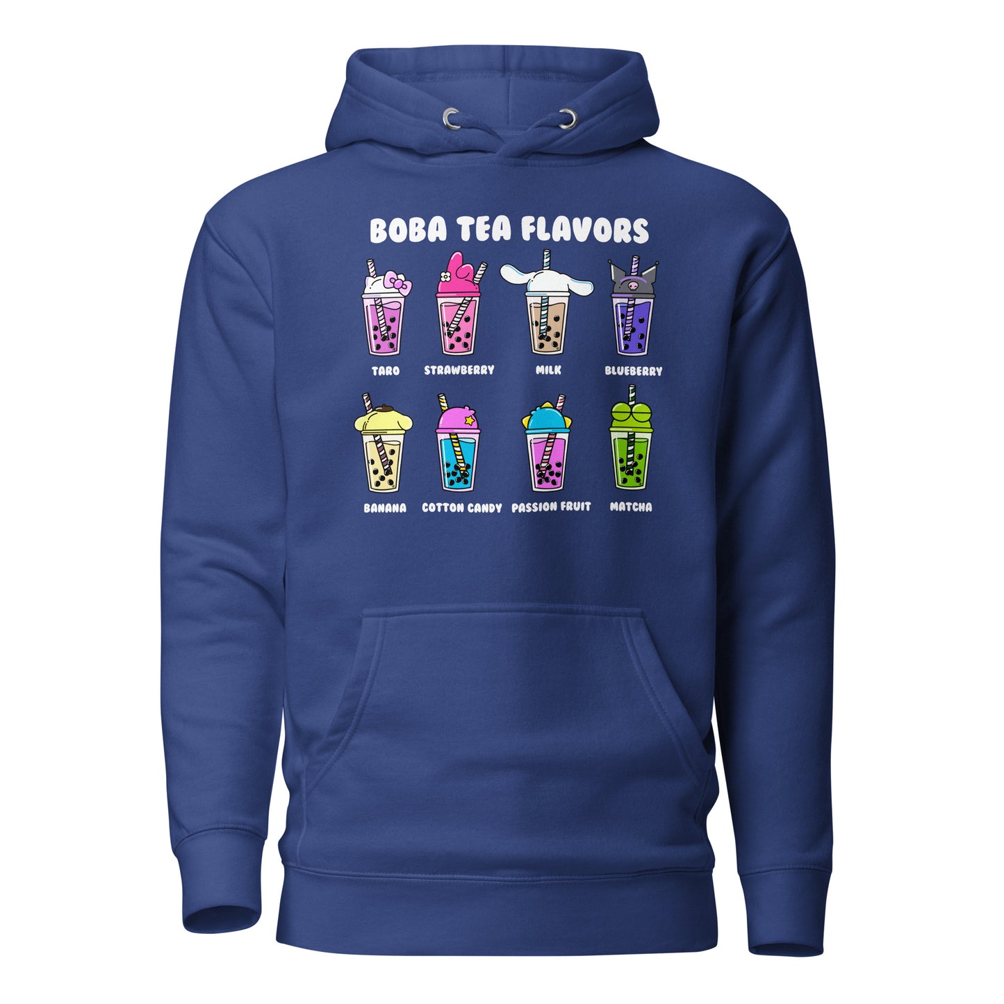 Boba Tea Flavors Unisex Hoodie