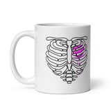 Bone Heart Mug