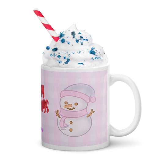 Snowman White Glossy Mug