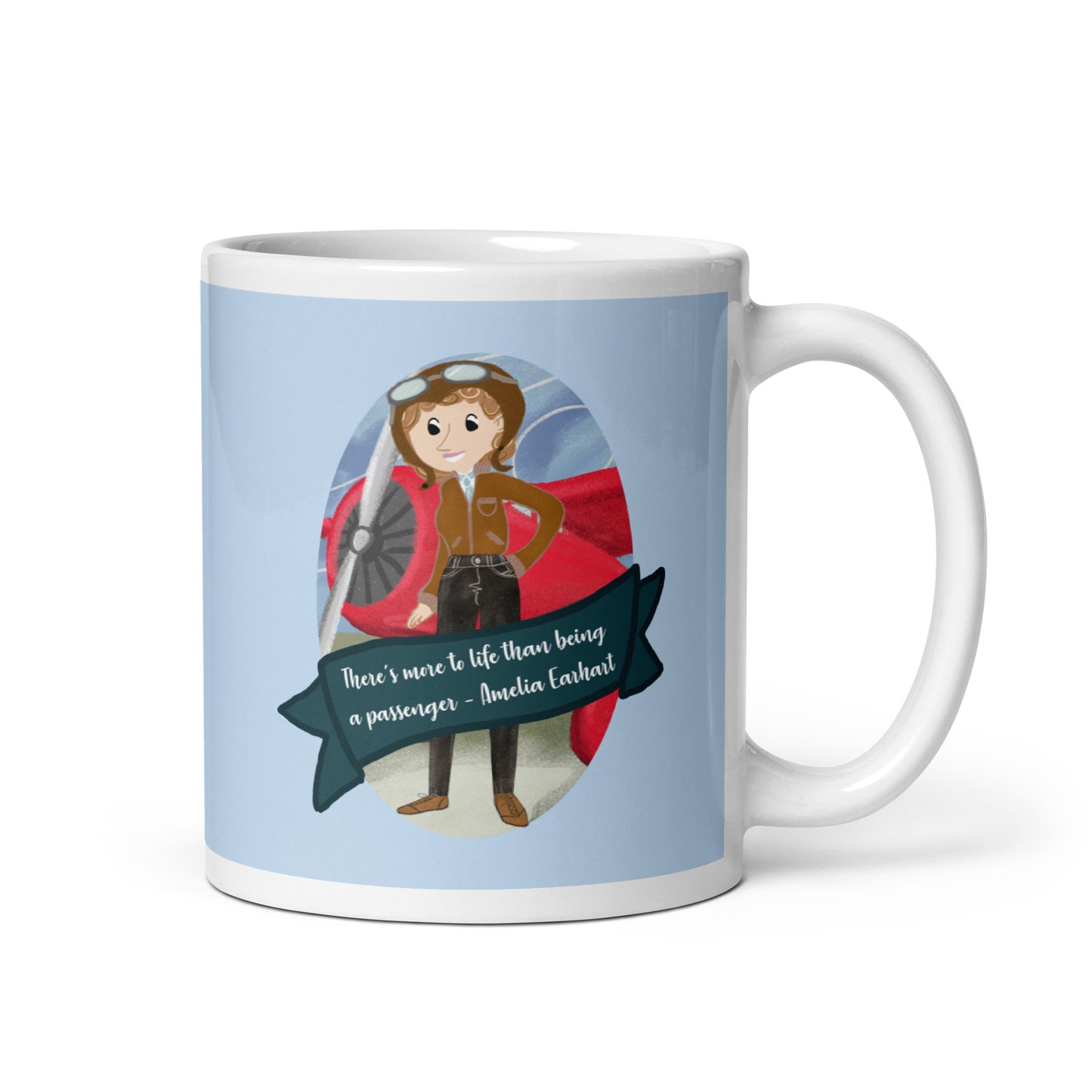 Amelia Earhart Mug