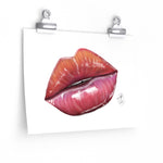 Tropical Lips Matte Poster - Kult Kawaii